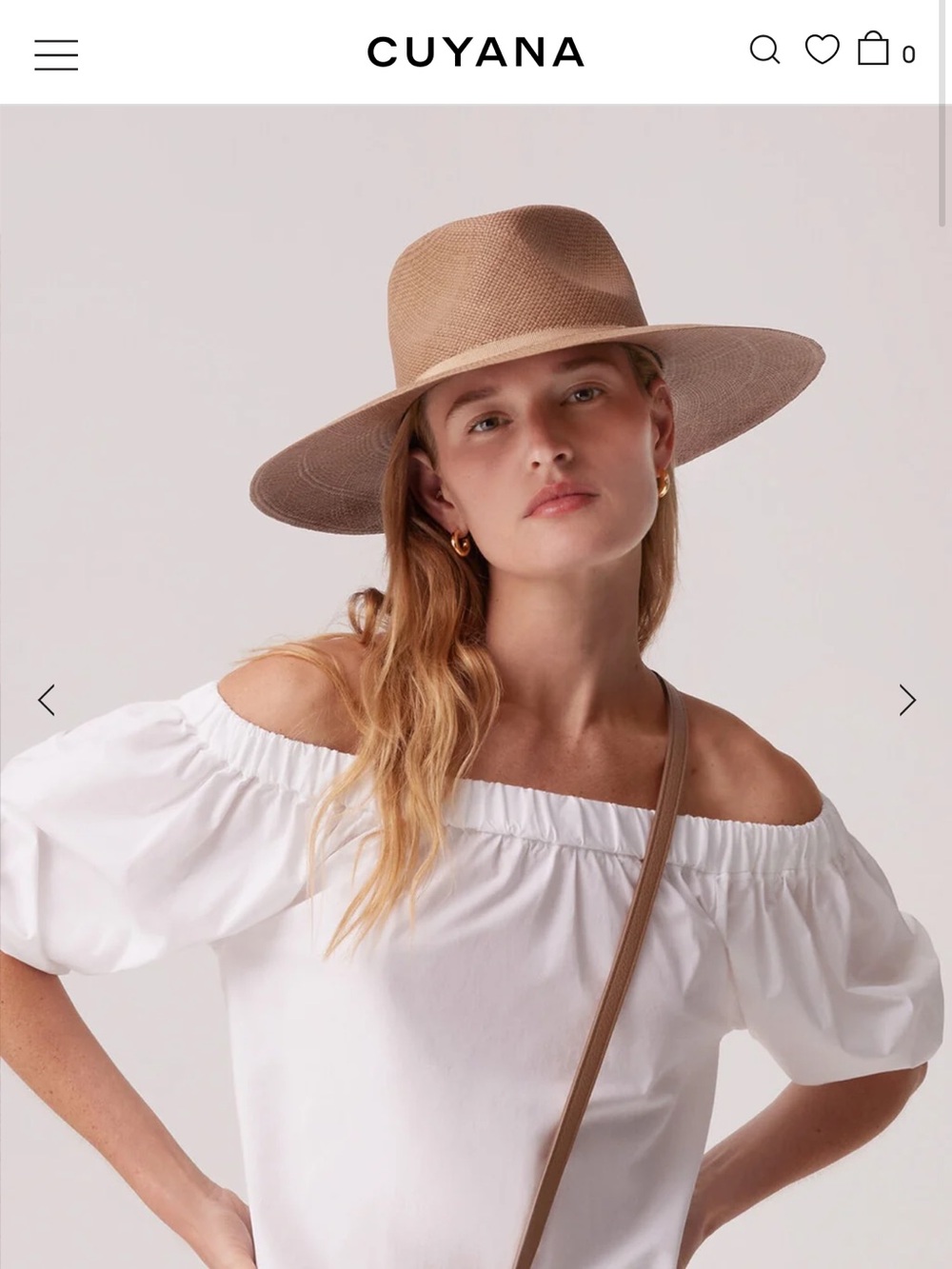 Cuyana Wide Brim Ecuador Hat